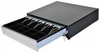 M-S Cash Drawer EP-125NK2-B, 5 Bill, 5 Coin, 2 Locks, Cable Sold Separately, Black