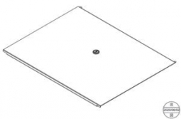 M-S Cash Drawer J-184-LOCKING-LID Locking Lid for the J-184 Insert
