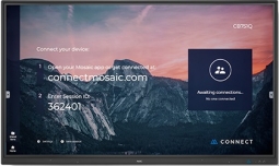 Sharp NEC CB751Q 75 Inch UHD Collaborative Interactive Touch Screen Display, 10 Point IR Touch