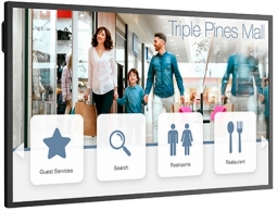 NEC P555-IR 55" Ultra High Definition Commercial Display with pre-installed IR touch - 43" LCD