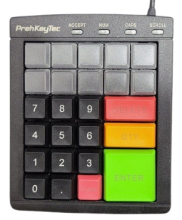 PrehKeyTec 90328-056-1805 MCI30 Side Mount Keyboard for Grocery