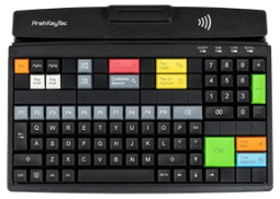 PrehKeyTec 90328-895-1805 MCI 128A Programmable Keyboard, Black, USB Cable