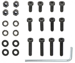 ProClip 100223 Universal Fastener Pack - 4 - M4 x 10, 14 and 20 mm Low Profile 2.5 mm Hex, 4 - M4
