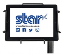 Star 37950830 Universal BLK Tablet Enclosure, Universal, mUnite Compatible, 100MM VESA, Lock Key
