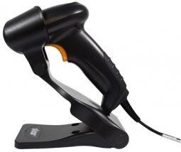 Star BSH-32U 37950960 Barcode Scanner, Handheld, 1D/2D Imager, USB Cable, Black, Includes Stand