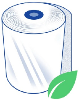 STAR 37951990 TRK80-D83-C25 KF SBE, 24 Pack, Label, Linerless Removable, Star Blue ECO