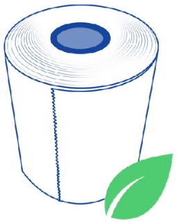 Star Printer 37990790 Consumables, TRF80-D100-C17 SBE 25 Pack, Paper, Thermal, Star Blue ECO