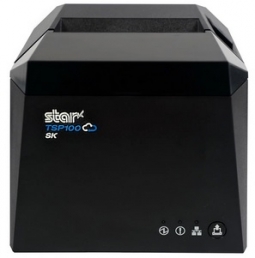 Star TSP143IV SK Star 37951540 Liner-Free Thermal Printer for Sticky Paper, Cutter, USB-C, WLAN