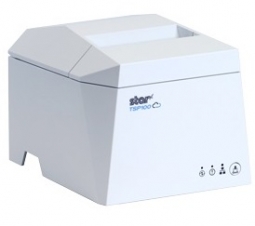 Star 39473110 TSP143IVUE WT, Thermal, Cutter, USB-C, Ethernet, CloudPRNT, White, Ethernet and USB