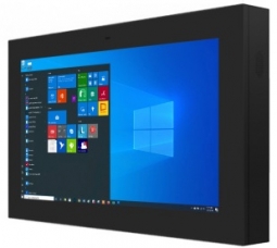 32 Inch Slim Climate Controlled Outdoor Kiosk Touch Display, 2500 nits, Landscape