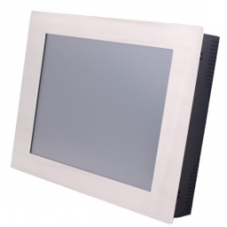 ETPM-N17R 17" Display with Stainless Bezel, Resistive Touch, 350 nits, HDMI, DVI, VGA, USB touch