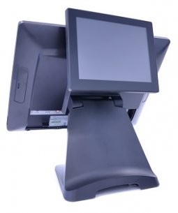 Touch Dynamic PH-8TMPCAP-SLIM-PBASE 8" Rear PCAP Touch Monitor with Mounting Kit for the Slim Printe