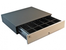 APG Cash Drawer JDN320-BL1816-C (18 x 16, 5B/5C, Stainless Front, No Slots, Printer Driven) Black