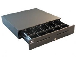 APG Cash Drawer JB320-BL1820-C (18 x 20, 5B/5C, Painted Front, Two Slots, Printer Driven) Black