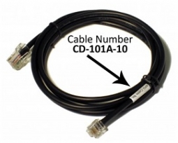 APG CD-101A-10 Cash Drawer to Printer Cable, 10 feet for Epson TM Series, STAR TSP, SP, SCP, HSP