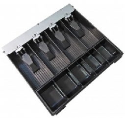 APG Cash Drawer VPK-15B-1A-BX Adjustable bill widths, Adjustable coin widths, fits Vasario 1416 size