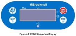Avery Brecknell AWT05-508219 Replacement Keypad for 6700U