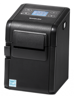 Bixolon SRP-S3000 SRP-S3000K 3 Inch Sticky Label Media and Lined Label Printer, Black, Color LCD