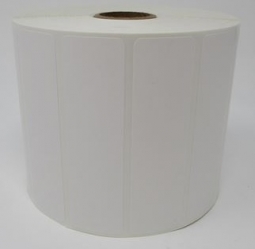 Brother BCS1A025089 3 1/2 "X1" TT Prem Paper Label (Use Wax or Wax/Resin Ribbon), 5"OD/1" Core