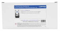 Brother Printer LBX035001 2 in X 6 In, Cleaning Card for RuggedJet 2 and TD-2 Series Printers
