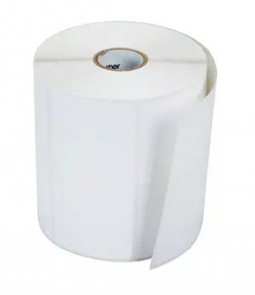 Brother RD004U1M Premium Die-Cut Label, 3IN X 2IN, 2.3" OD 36 Rolls per Case