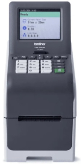 Brother TD2350DSA300 2.3" Desktop Printer, 300DPI, 6IPS, USB-C/Host-USB/Serial/LAN/WLAN/Bluetooth