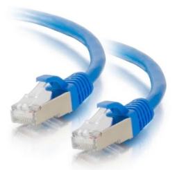 Cables to Go 00793 3ft (0.9m) Cat6 Snagless Shielded STP Ethernet Network Patch Cable - Blue