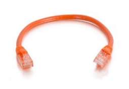 Cables To Go 00957 6in Cat6 Snagless Unshielded (UTP) Ethernet Network Patch Cable - Orange