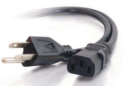 Cables To Go 03130 6ft 18 AWG Universal Power Cord (NEMA 5-15P to IEC320C13) (TAA Compliant)