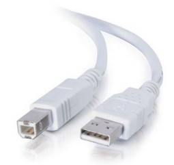 Cables To Go 13172 2m USB 2.0 A/B Cable - White (6.6ft)