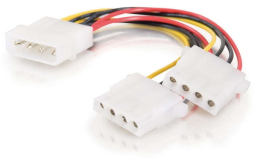 Cables To Go 20413 14 Inch 5.25 Internal Power Y Cable