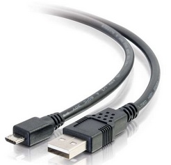 Cables To Go 27365 6.6ft USB 2.0 A to Micro-B Cable M/M - Black (2m)
