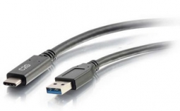 Cables To Go 28833 10ft USB 3.0 USB-C to USB-A M/M Black