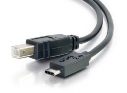 Cables To Go 28859 6FT USB 2.0 USB-C TO USB-B Cable M/M - Black