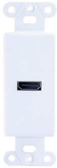 Cables To Go 39710 Decorator Wall Plate HDMI F/F White