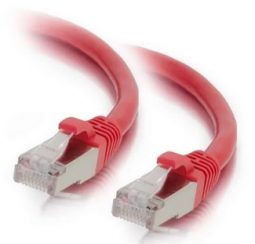 CablesToGo CG00857 30ft (9.1m) Cat6 Snagless Shielded STP Ethernet Network Patch Cable - Red