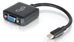 Cables To Go 54315 8in Mini DisplayPort Male to VGA Female Active Adapter Converter - Black