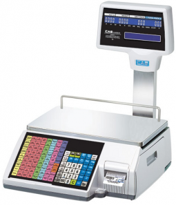 CAS Scale CL5500R-30W CL5500R Labeling Printing Scale, Wireless 30 LB, Pole Model