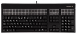 Cherry G86-71400 Keyboard, Black, USB, 17IN, 131 Programmable Keys, UPOS
