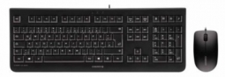 Cherry JD-0800EU-2 Black, USB 104 key layout keyboard with a 3 button optical mouse