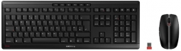 Cherry JD-8500EU-2 Cherry Stream Desktop Wireless Keyboard and Mouse, Black, USB