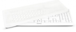 Cherry EZClean EZN-0800EU-0 KC1000 Light Grey with EZClean Flat Cover, USB