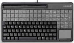 G86-61400 SPOS Multifunctional, Compact USB Keyboard (QWERTY, SPOS, 14 Inch Keyboard, USB) Gray