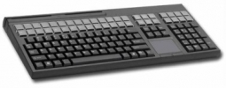 G86-7140 LPOS QWERTY Keyboard (17 Inch, USB 127 Post Key, LPOS, QWERTY and TP) - Color: Black