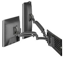Chief Mount Kontour K1S Dynamic Slatwall Mount, 2 Monitors K1S220B
