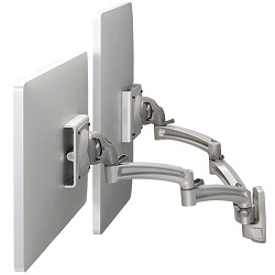 Chief K2W220S Kontour K2W Wall Mount Swing Arms, Dual Monitors
