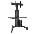 Chief Mount LPAUB Large FUSION Manual Height Adjustable Mobile Cart Bracket, Black