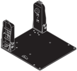 Custom America 974LF010000005 Kit Roll Holder Bracket for MODUS 3 D80MM, No LPE Sensor