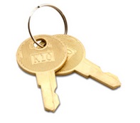 Custom America 4B000000101600 ION Cash Drawer Spare Key #2