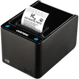 Custom America K3 Thermal Receipt Printer 911HM011300733, High Speed, Ethernet, USB, Black